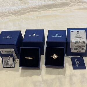 Swarovski two rings set